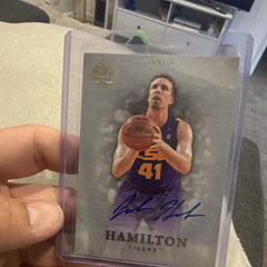 Upper Deck 2012 13 SP Authentic Justin Hamilton Autograph #49 LSU Tigers0