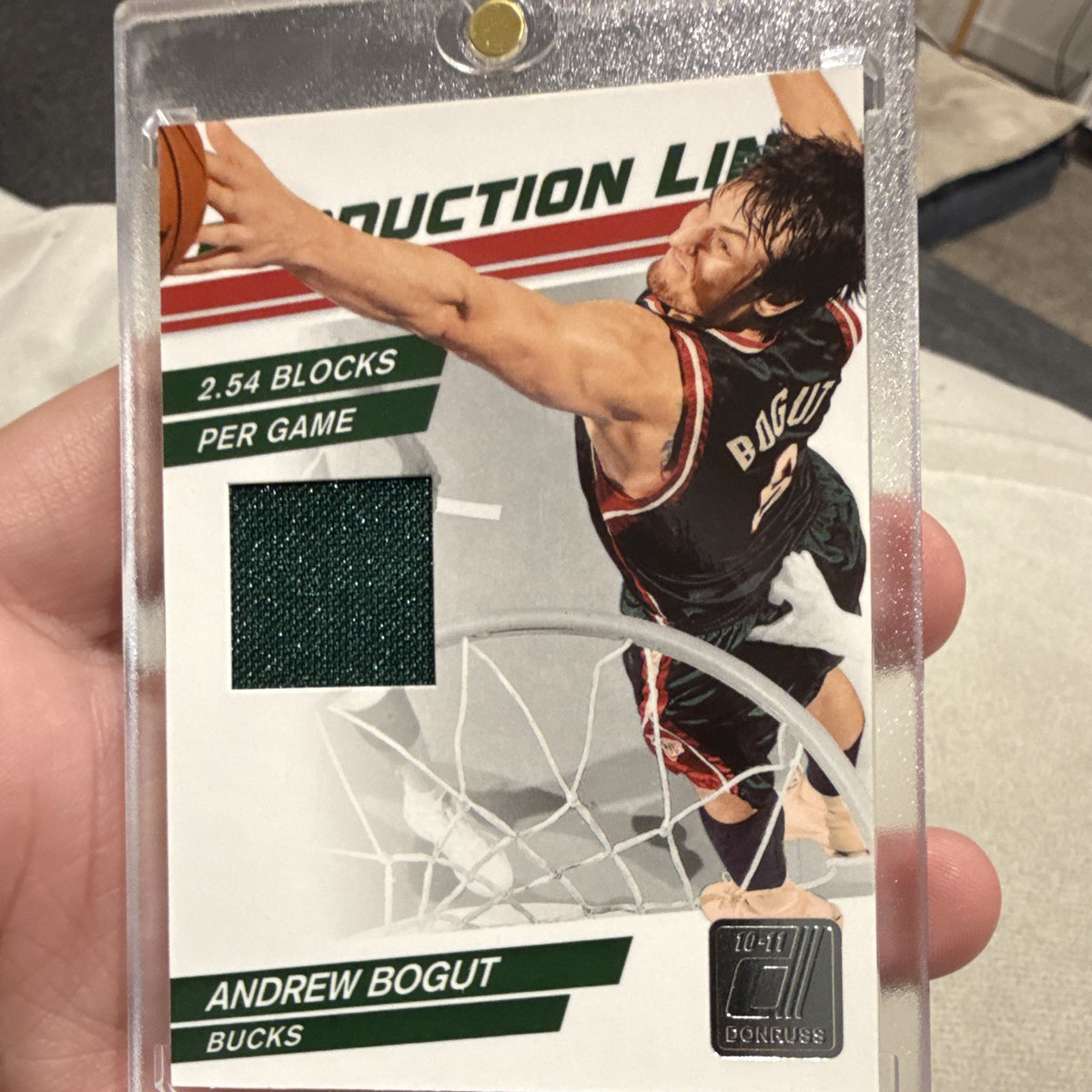 Panini 2010-11 Donruss Andrew Bogut Bucks Production Line #61 /1990