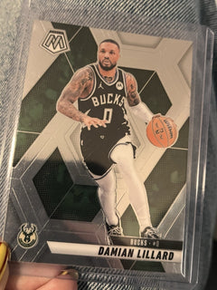 Panini Mosaic Basketball 2024-25 Base Set #155 Damian Lillard Milwaukee Bucks1
