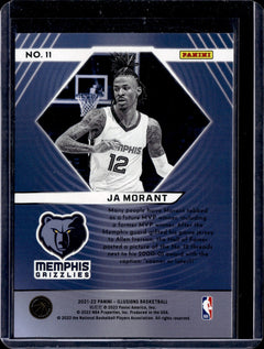 Ja Morant Illuminated Panini Illusions   Illuminated 11 NM1