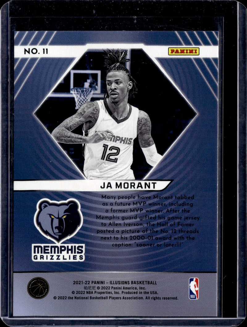 Ja Morant Illuminated Panini Illusions   Illuminated 11 NM1