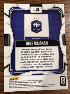 Panini Prizm FIFA World Cup 2026 Mike Maignan France #34 Soccer Card2