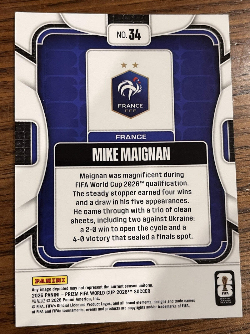 Panini Prizm FIFA World Cup 2026 Mike Maignan France #34 Soccer Card2