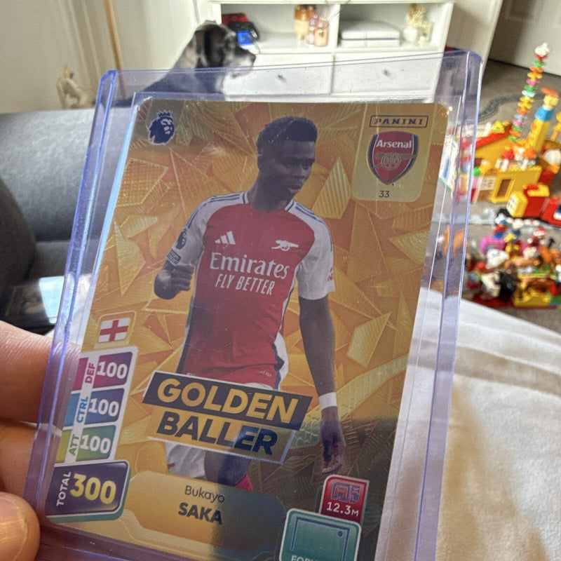 Panini Adrenalyn XL Plus Golden Baller Bukayo Saka Arsenal #33 Premier League2