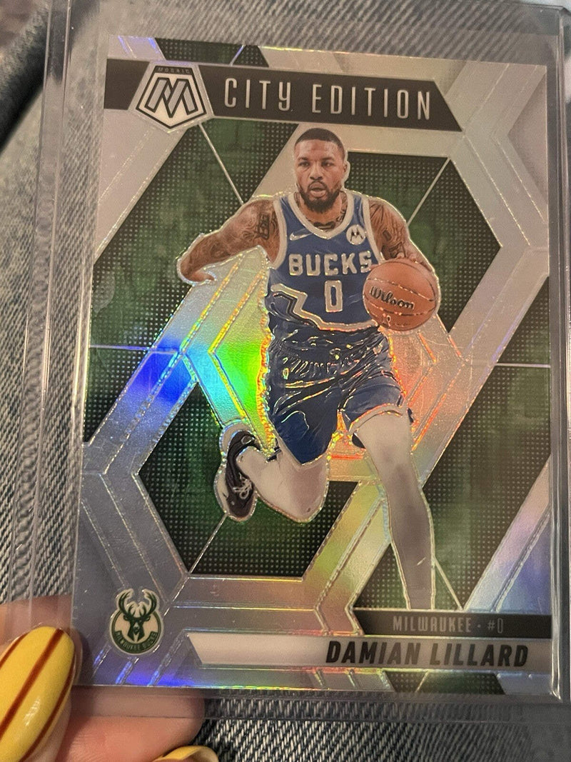 Panini Mosaic City Edition Insert Damian Lillard Milwaukee Bucks #2851