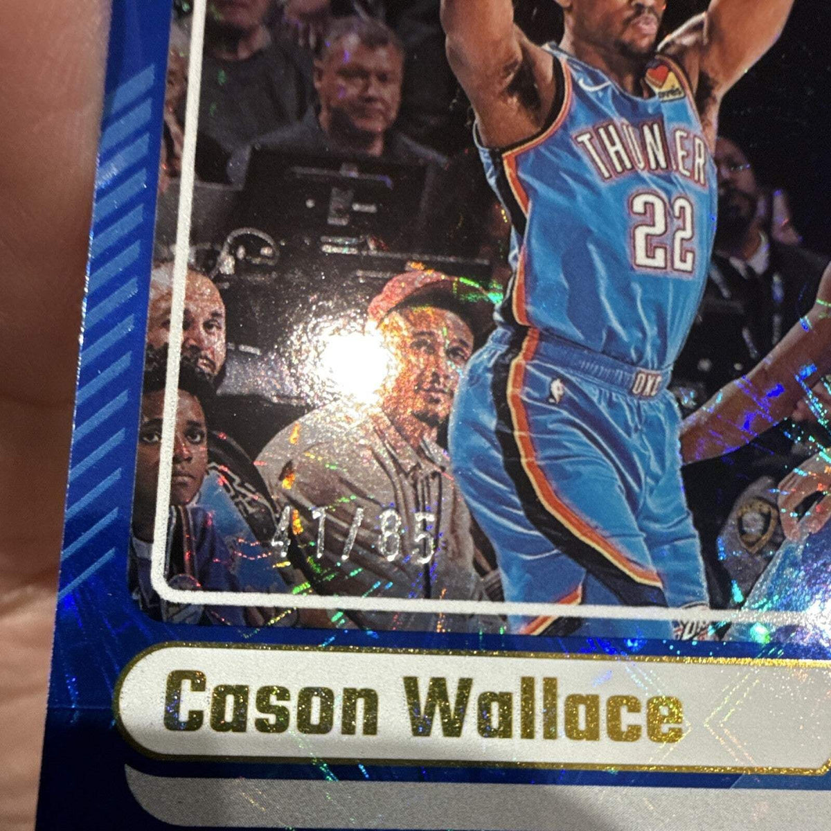 Panini Donruss Basketball Cason Wallace #105 OKC Thunder Serial #/85 2024 251