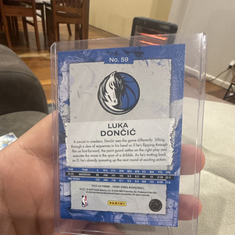 Panini 2023 24 Court Kings Base No. 59 Luka Dončić Dallas Mavericks1
