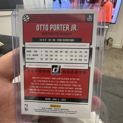 Panini Donruss 2018 19 Otto Porter Jr Green Laser 36/99 #123 Wizards1