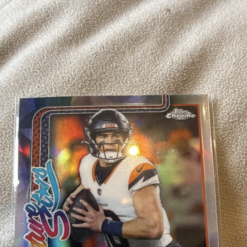 Bo Nix Future Stars FS 15 Topps Chrome Refractor Denver Broncos 20242