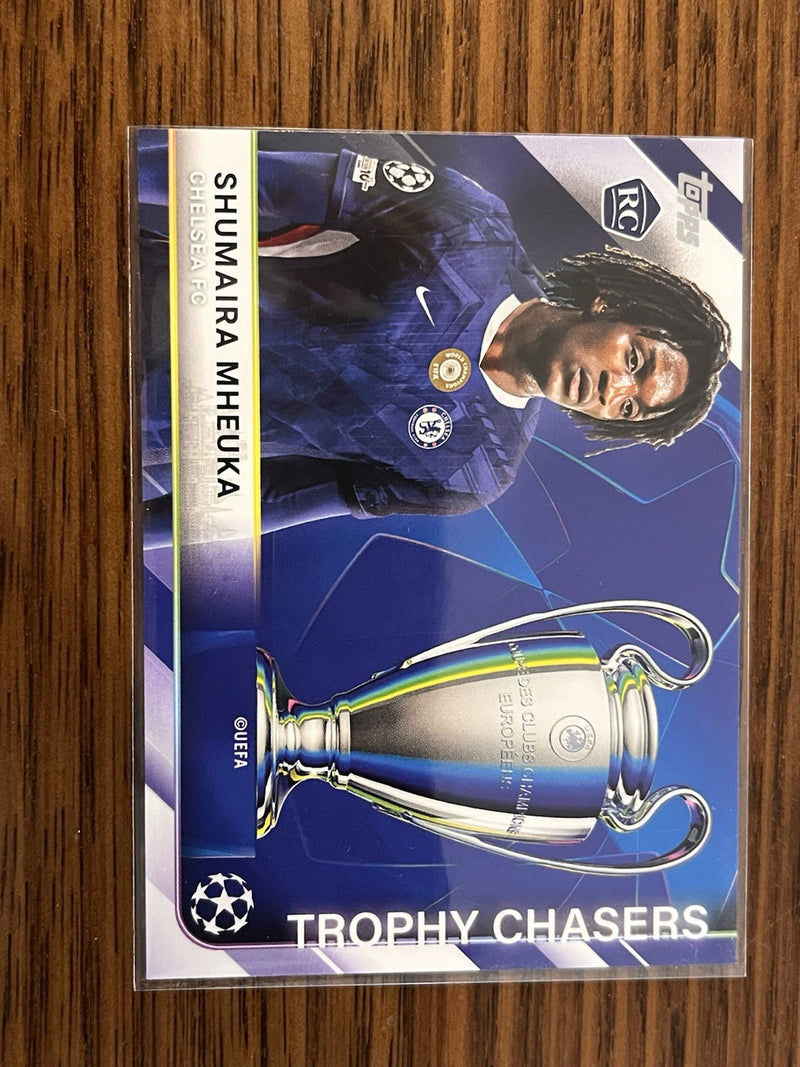 Topps UEFA Champions League Trophy Chasers Rookie Insert Shumaira Mheuka TC 201