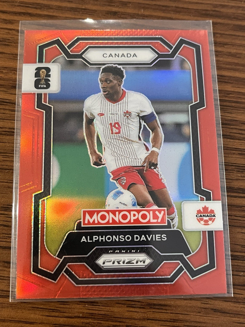 Panini Monopoly Prizm FIFA World Cup 26 Alphonso Davies Parallel No. 78 Canada1