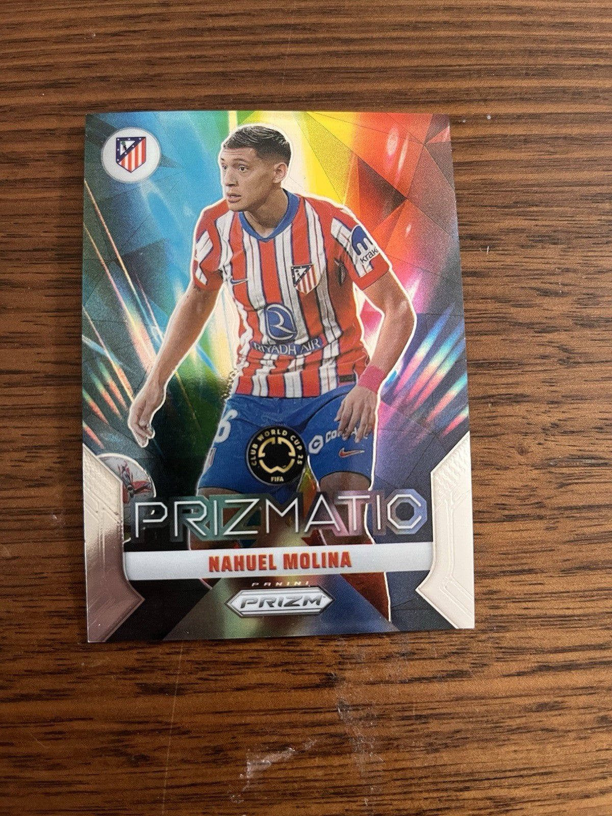 Panini Prizm Prizmatic FIFA Club World Cup 2025 No. 3 Nahuel Molina0