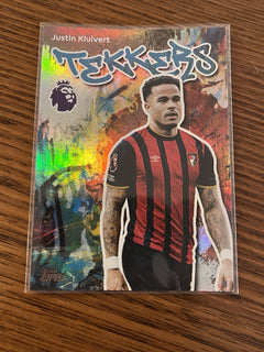 Justin Kluivert Tekkers Insert #54 Topps Premier League 2025/26 AFC Bournemouth1