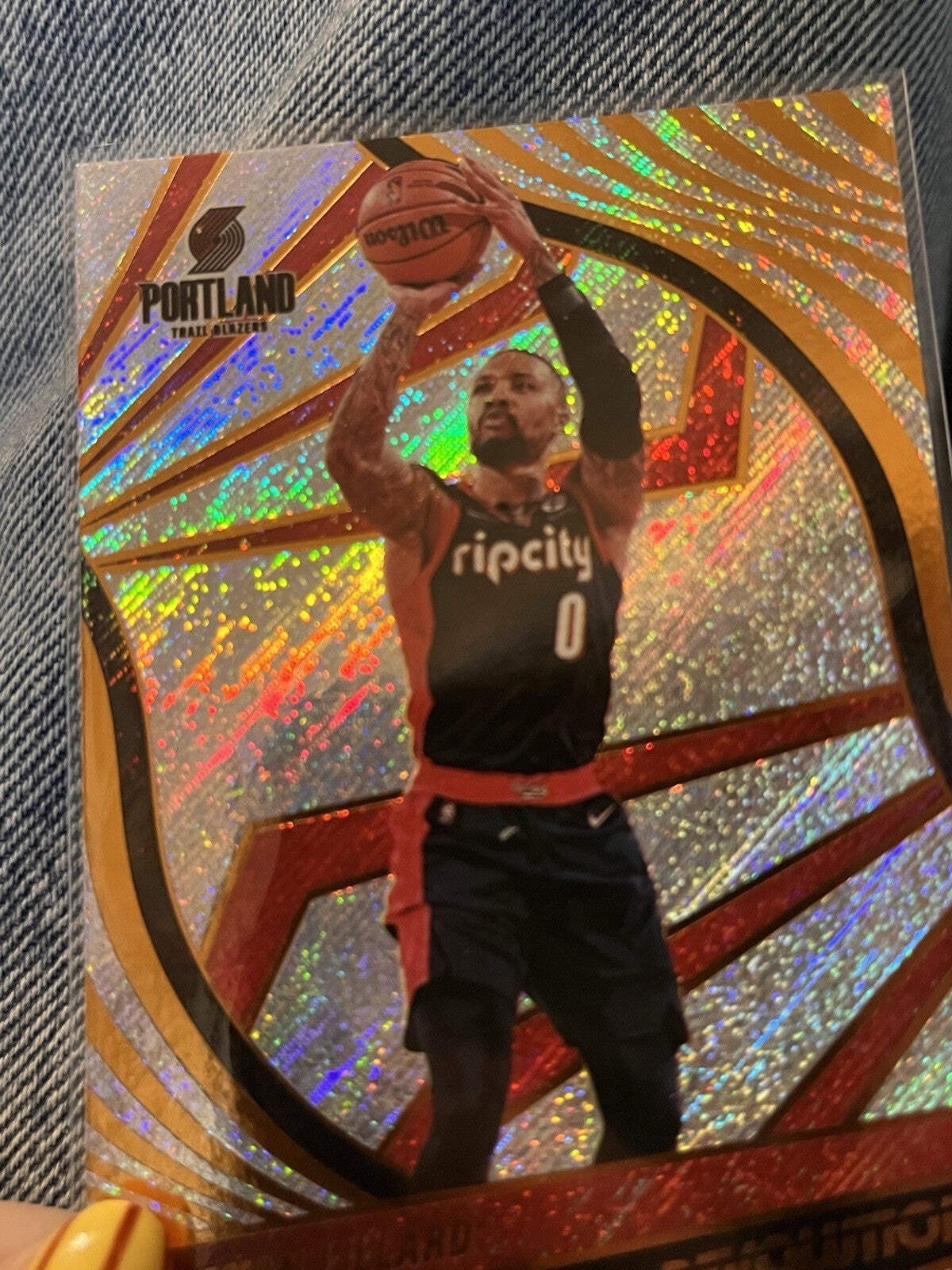 Panini Damian Lillard Insert 2021 22 Revolution Basketball 42 Trail Blazers1
