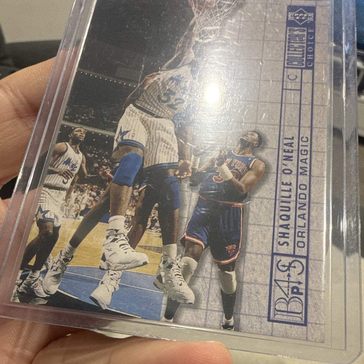 Upper Deck Shaquille O'Neal Collector's Choice 1994 #390 Blueprint Insert3