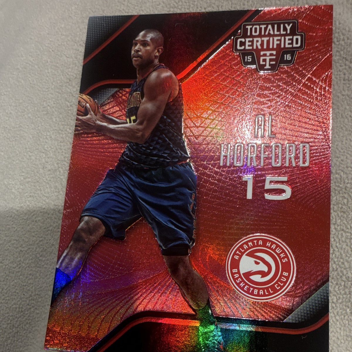 Panini Totally Certified Al Horford Atlanta Hawks #18 021/149 (2015 16)1