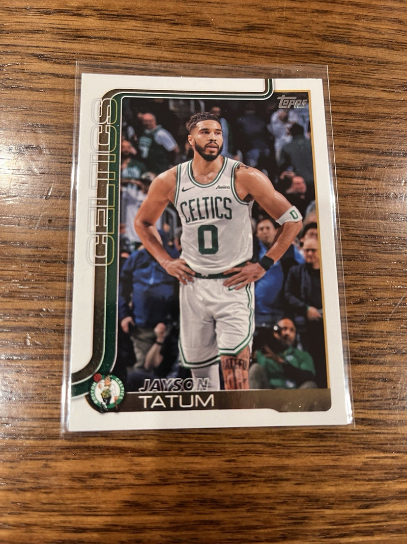 Topps Chrome Jayson Tatum Base Boston Celtics #1 2024 25 NBA0