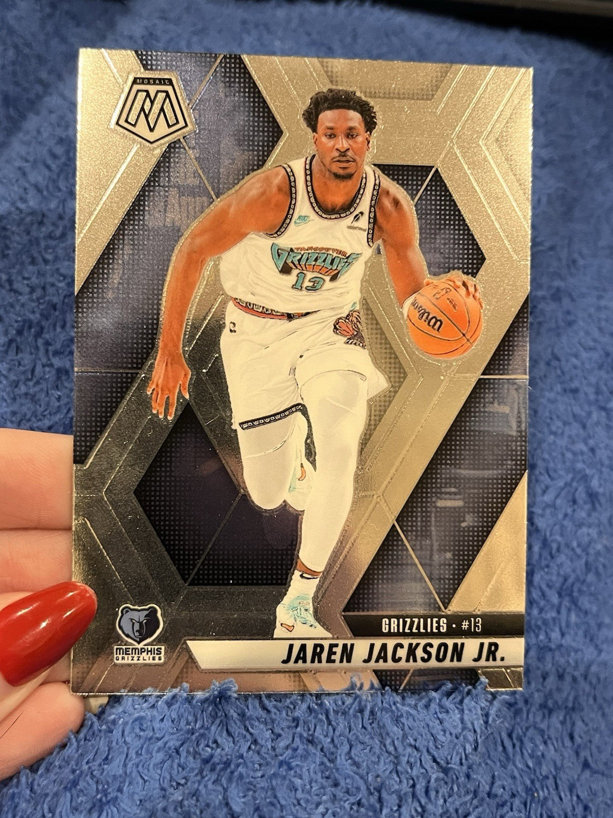 Panini 2024 25 Mosaic Jaren Jackson Jr Base Set Memphis Grizzlies #1981
