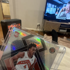 Panini Prizm 2021 22 Emergent #13 Scottie Barnes RC Toronto Raptors2