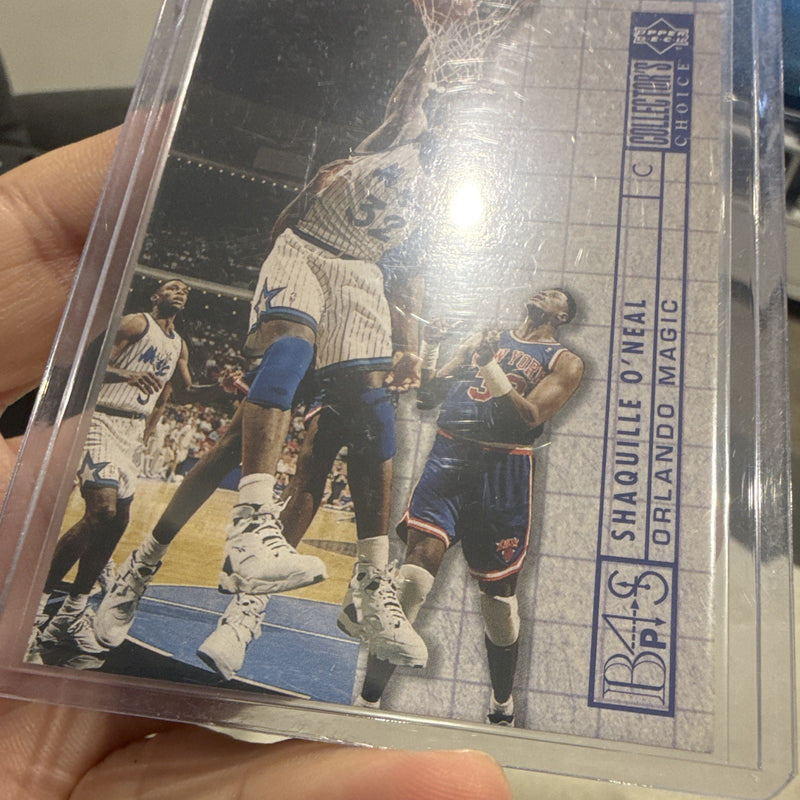 Upper Deck Shaquille O'Neal Collector's Choice 1994 #390 Blueprint Insert3