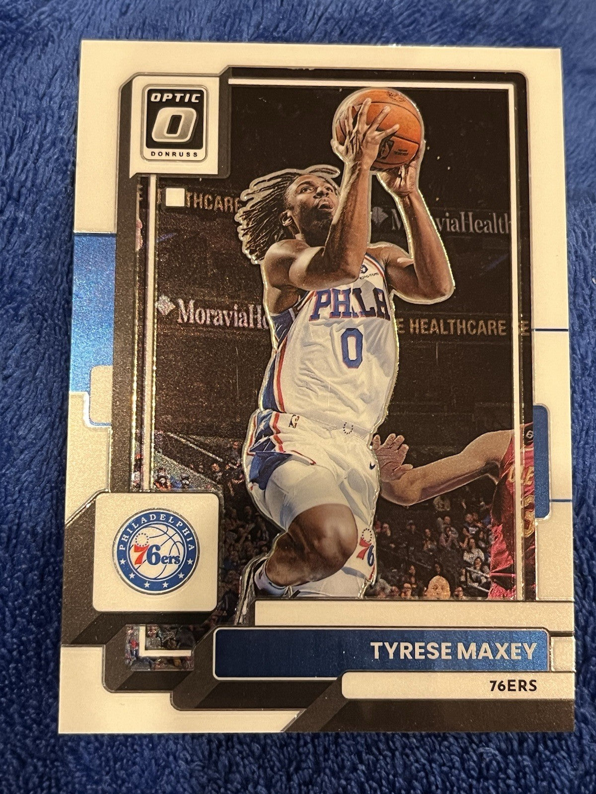 Panini Donruss Optic 2022 23 Tyrese Maxey Base Philadelphia 76ers #261