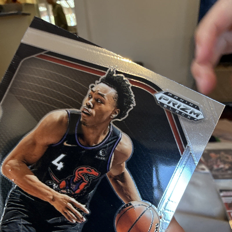 Panini Prizm Black Scottie Barnes Base 2024 25 Toronto Raptors #652