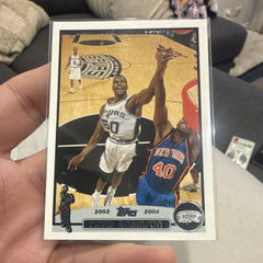 Topps 2003 04 David Robinson 50 San Antonio Spurs NBA Basketball Trading Card0