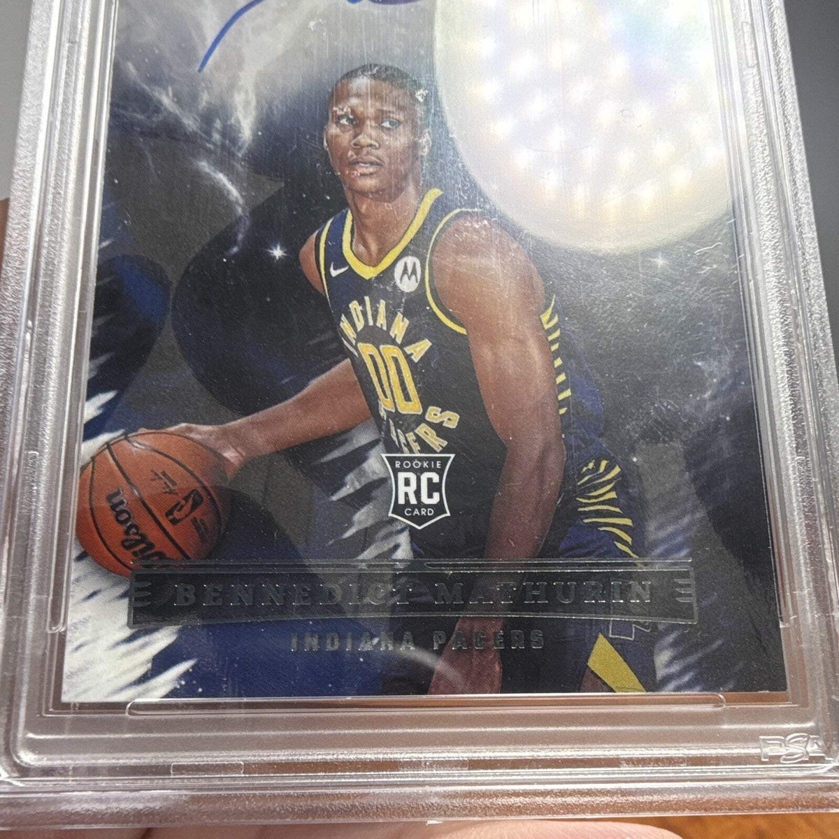 2022 23 Panini Origins Bennedict Mathurin Rookie Auto RA BMN PSA 9/10 Pacers2