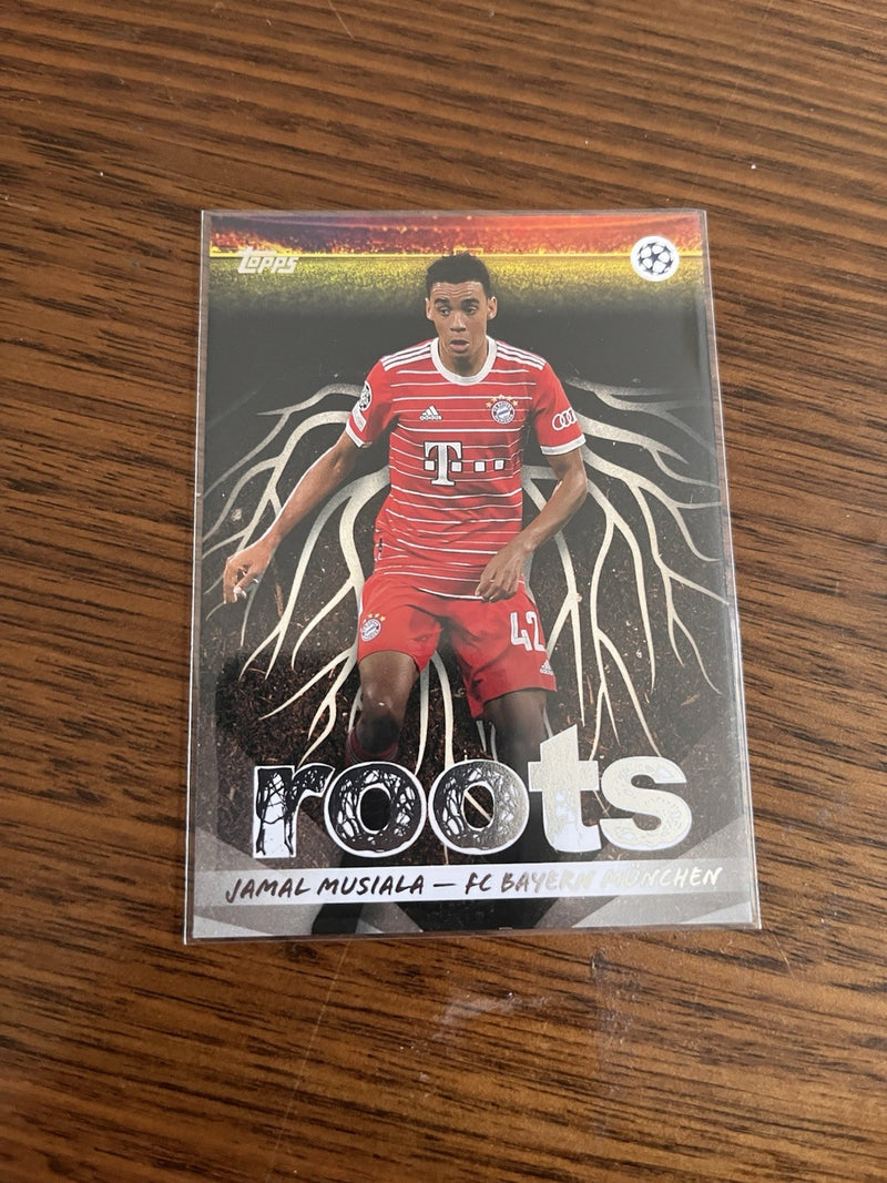 Jamal Musiala Roots RT 12 Topps UEFA Champions League FC Bayern München0