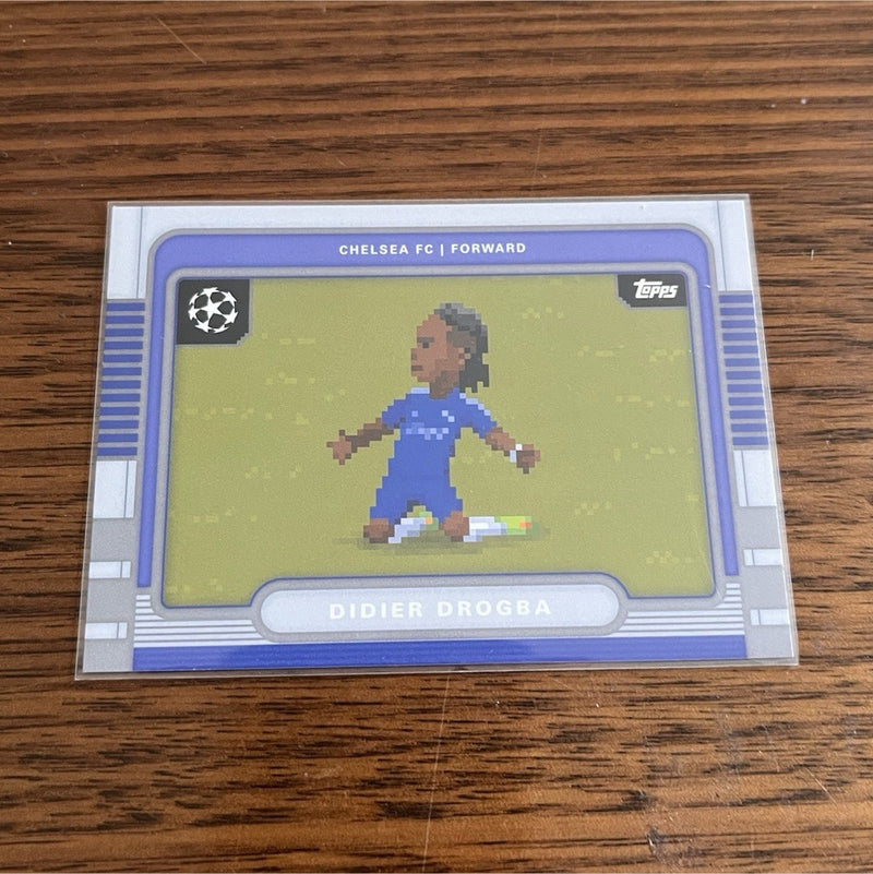Didier Drogba Insert Topps UEFA Champions League Chelsea FC 8B 110