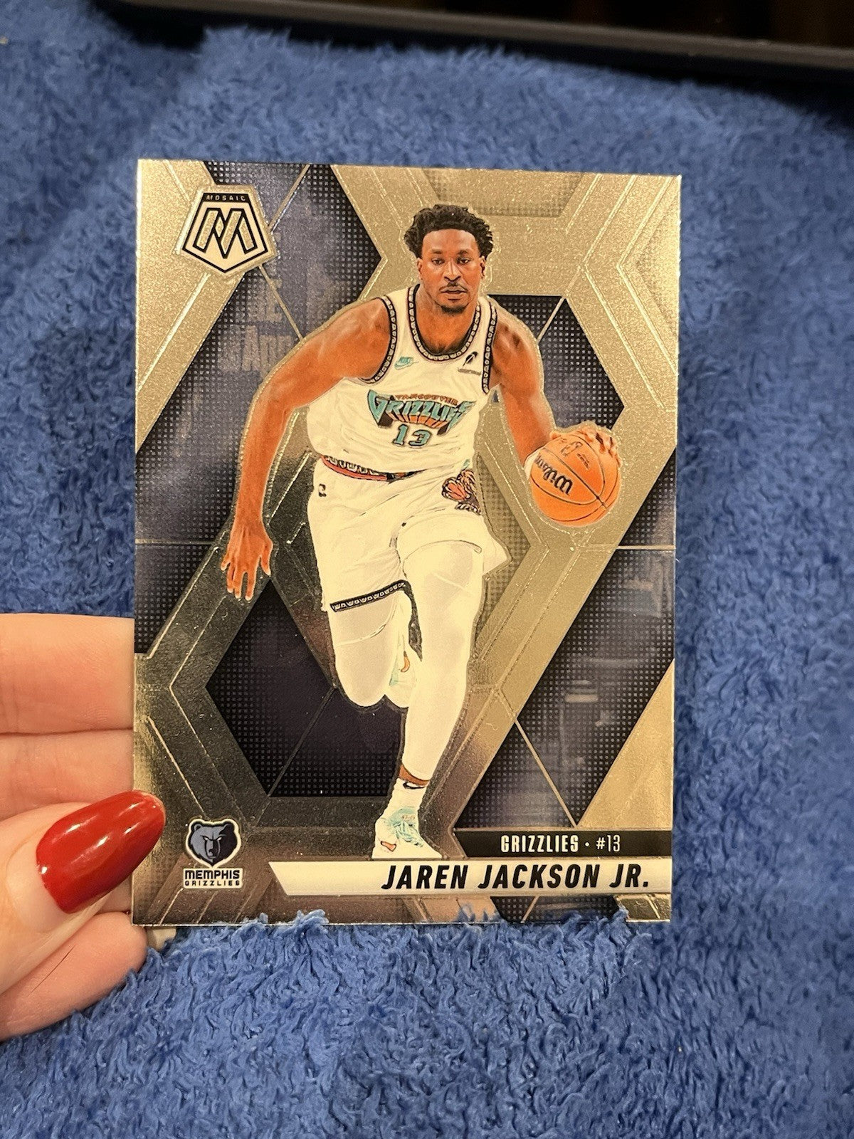 Panini 2024 25 Mosaic Jaren Jackson Jr Base Set Memphis Grizzlies #1980