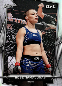 Rose Namajunas   Refractor 87 Topps Chrome UFC NM0