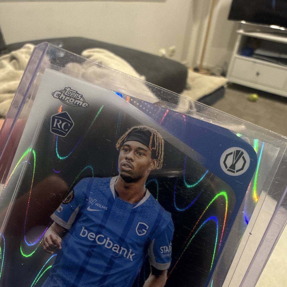 Noah Adedeji Sternberg Rookie Topps Chrome UEFA Europa League 122 KRC Genk2