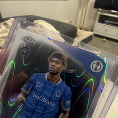 Noah Adedeji Sternberg Rookie Topps Chrome UEFA Europa League 122 KRC Genk2