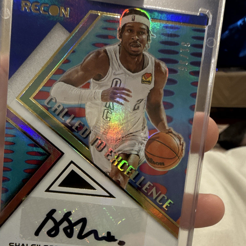 Panini Recon 2021 22 Shai Gilgeous Alexander Called to Excellence Auto /357
