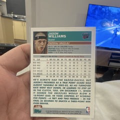 Topps 2003 04 Jason Williams Memphis Grizzlies Basketball Card #1481