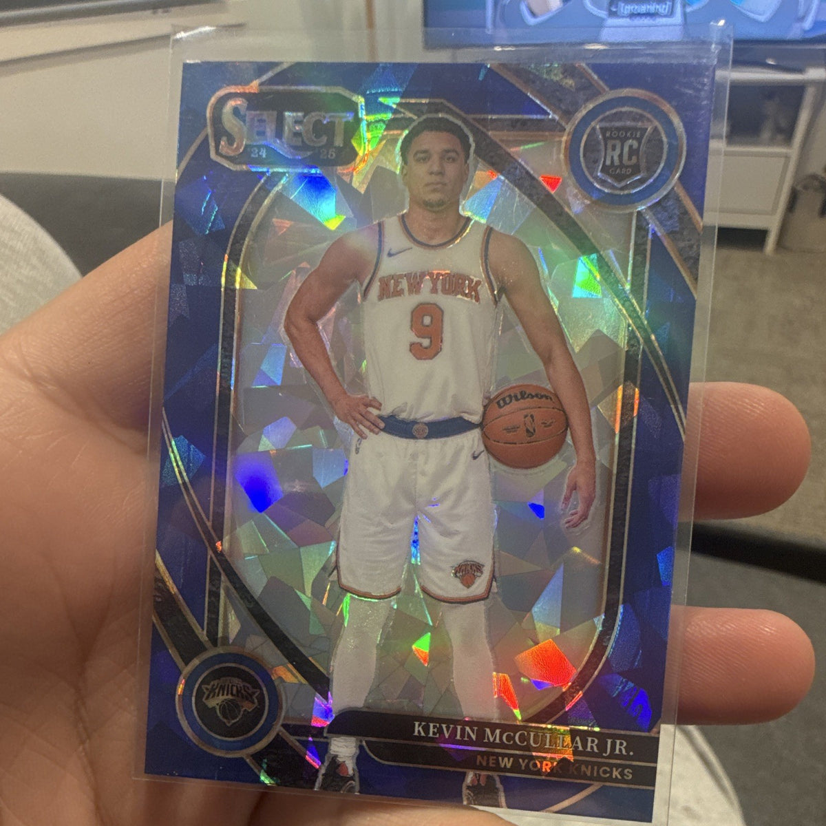 Panini Select 2024 25 Kevin McCullar Jr Rookie Courtside Prizm #281 Knicks0