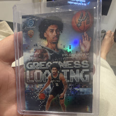 Dylan Harper Greatness Loading GL 2 Topps Bowman Chrome Refractor Rookie0