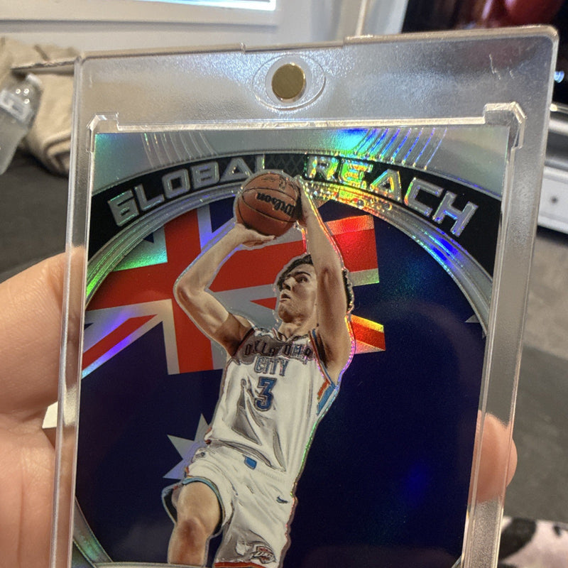 Panini Prizm 2023 24 Josh Giddey Global Reach Insert No. 10 OKC Thunder1