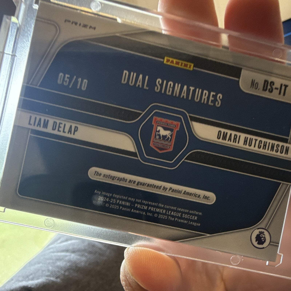 Panini Prizm Dual Signatures DS IT Delap Hutchinson 05/10 Auto1