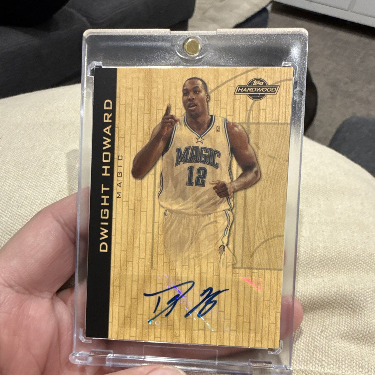 Topps 2008 09 Hardwood Dwight Howard Hardwood Signatures HS DH Auto 32/390