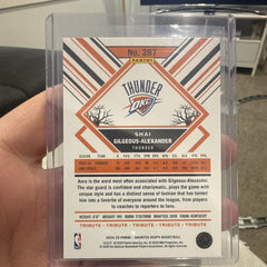 Panini Haunted Hoops Tribute Shai Gilgeous Alexander Thunder 2871