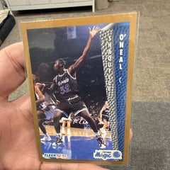 1992-93 Fleer Shaquille O'Neal Rookie Orlando Magic #401 NBA Card0