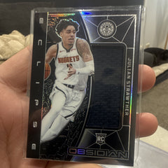 Panini Obsidian Julian Strawther RC Patch Denver Nuggets EM JST 112/2490