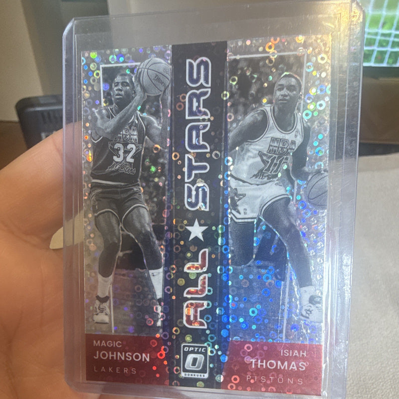Panini Donruss Optic 2021 22 All Stars Prizm No.9 Magic Johnson Isiah Thomas0