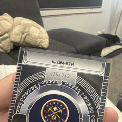 Panini Obsidian Unbreakable Julian Strawther Nuggets RC Mem UM STR 075/2492