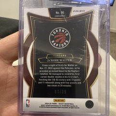 Panini Select 2024 25 Prizm Concourse Ja'Kobe Walter RC #96 Raptors 91/991