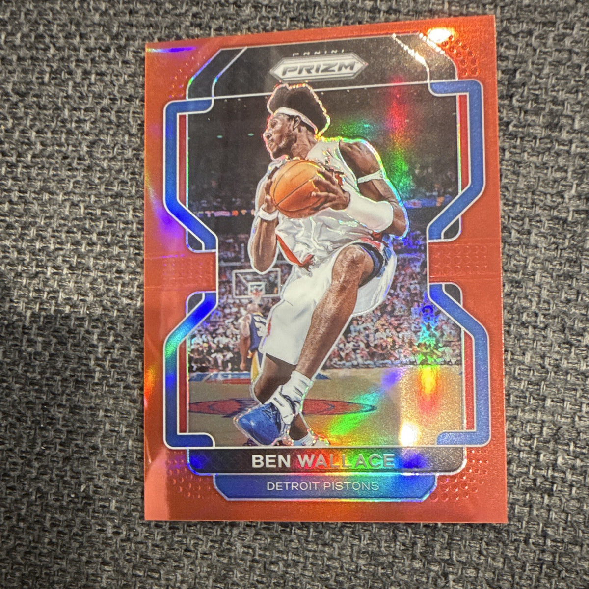 Panini Prizm 2021-22 Pistons Ben & Rasheed Wallace 2-Card Lot Serial /299 1
