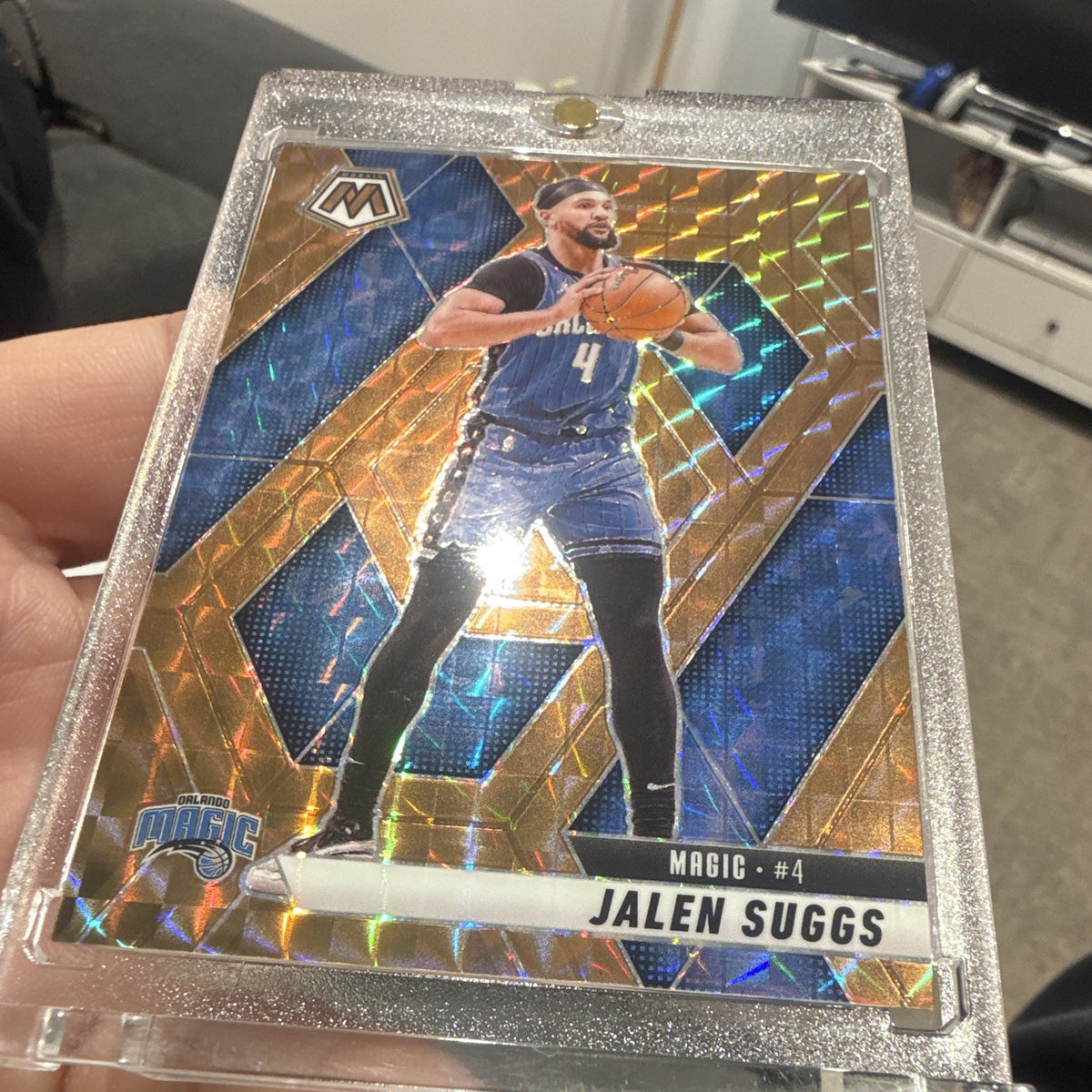 Panini Mosaic 2024 25 Jalen Suggs Orlando Magic #53 Serial Numbered 40/751