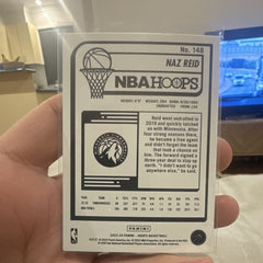 Panini 2023 24 NBA Hoops Naz Reid Blue Parallel #148 Timberwolves1